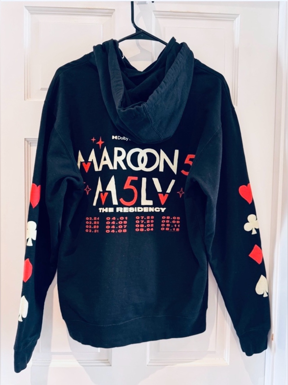 Official Maroon 5 M5LV Las Vegas Residency Hoodie – Size Medium